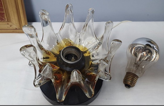 Image 1 of Murano Glass Wall Sconce Nason For Mazzega. 1970.