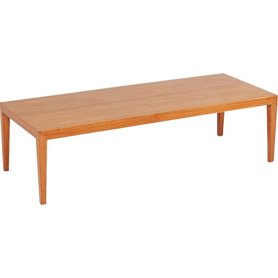 Image 1 of Vintage teak coffee table by Severin Hansen for Haslev Møbelsnedkeri, 1960