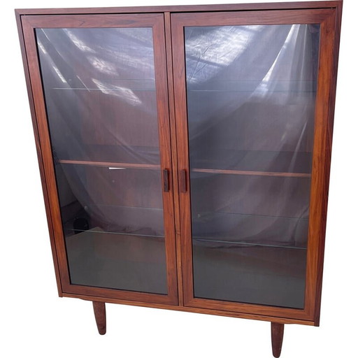 Mid century Danish rosewood display cabinet