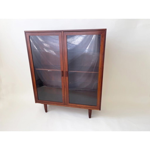 Mid century Danish rosewood display cabinet