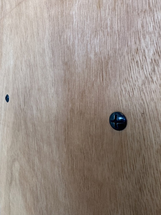 Image 1 of Meuble à chaussures industriel vintage / meuble à abattants