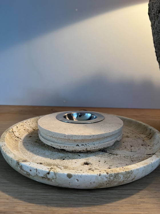 Image 1 of Vintage Travertine Decoration
