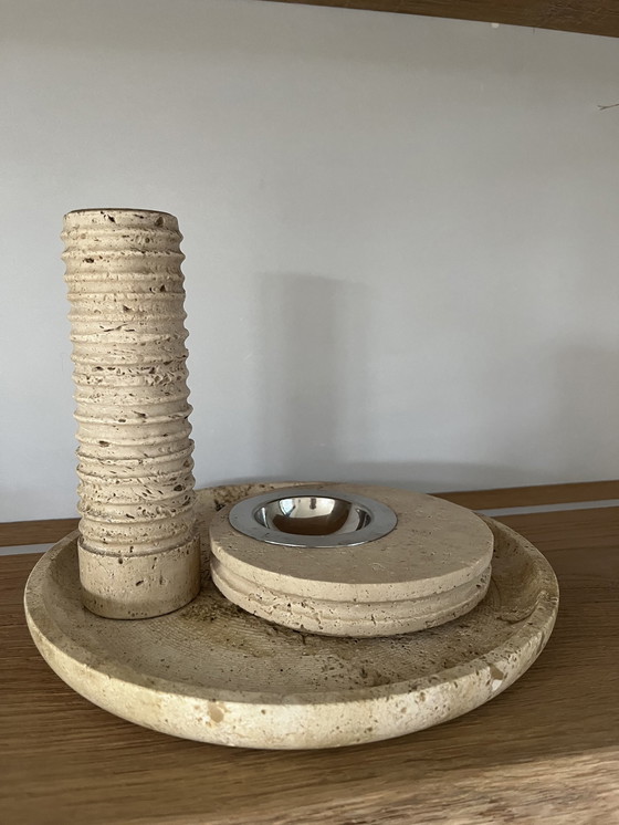 Image 1 of Vintage Travertine Decoration