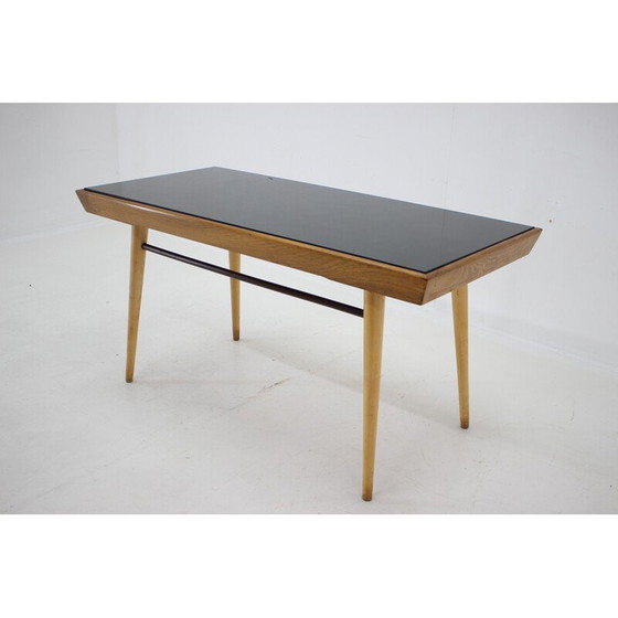 Image 1 of Vintage coffee table in opaxit glass, Czechoslovakia 1960