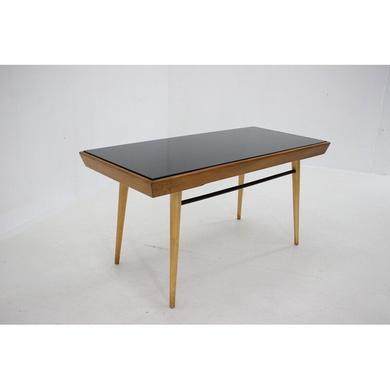 Image 1 of Vintage coffee table in opaxit glass, Czechoslovakia 1960