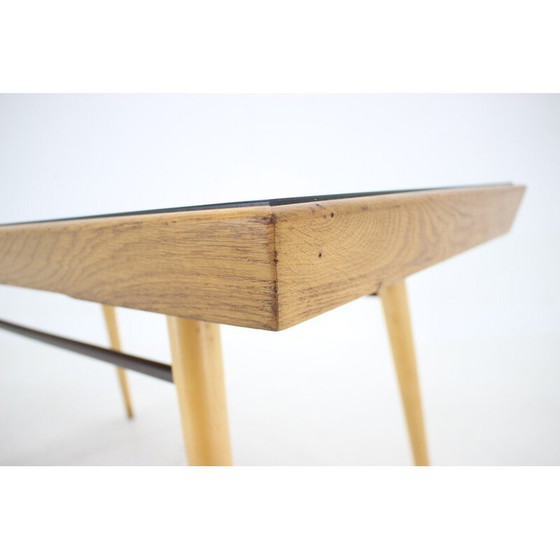 Image 1 of Vintage coffee table in opaxit glass, Czechoslovakia 1960