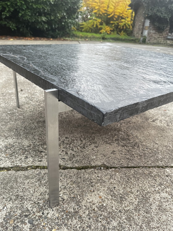 Image 1 of Coffee Table Poul Kjaerholm Pk61 Basalt E Kold