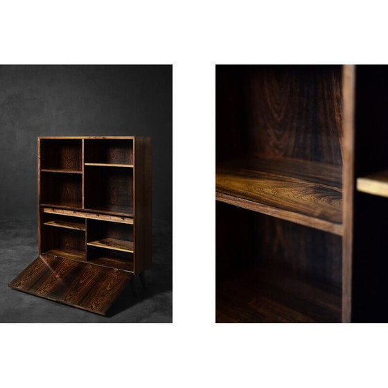 Image 1 of Vintage Danish rosewood bookcase by Erik Brouer for Brouer Møbelfabrik, 1960s
