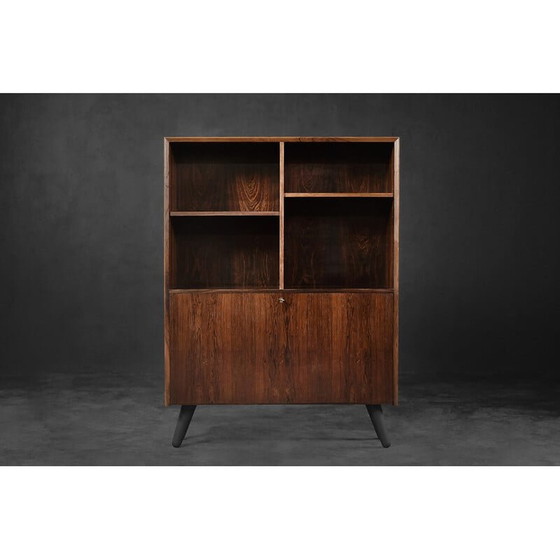 Image 1 of Vintage Danish rosewood bookcase by Erik Brouer for Brouer Møbelfabrik, 1960s