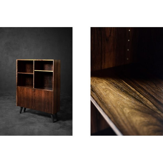 Image 1 of Vintage Danish rosewood bookcase by Erik Brouer for Brouer Møbelfabrik, 1960s