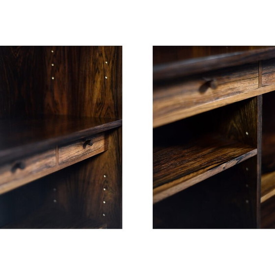 Image 1 of Vintage Danish rosewood bookcase by Erik Brouer for Brouer Møbelfabrik, 1960s