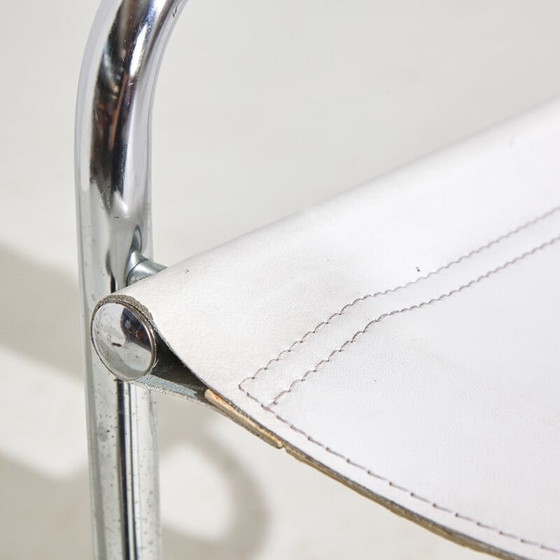 Image 1 of Vintage tubular framed bar stool