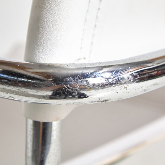 Image 1 of Vintage tubular framed bar stool