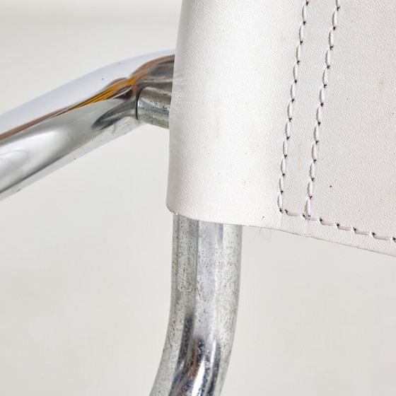 Image 1 of Vintage tubular framed bar stool