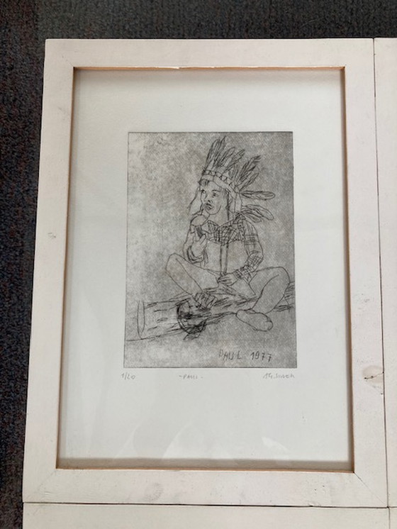 Image 1 of 4x Agata Siwek etching