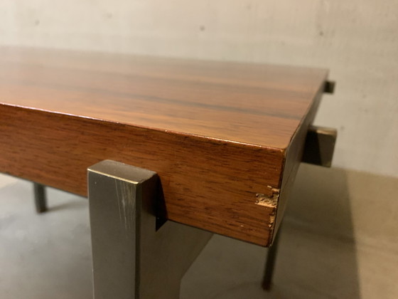 Image 1 of Dining Table "Pali" With Extension By Louis Van Teeffelen For Wébé 1960.