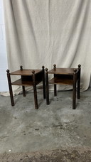2x small sticks cabinet, bedside tables