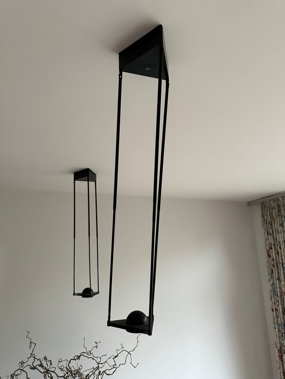 Image 1 of 2X Ceiling Lamps Lucitalia Kandido Design F. A. Porsche