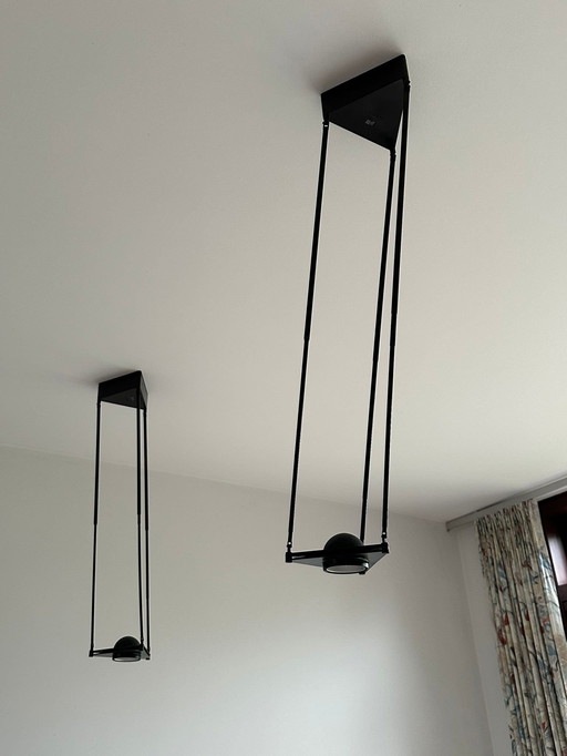 2X Ceiling Lamps Lucitalia Kandido Design F. A. Porsche