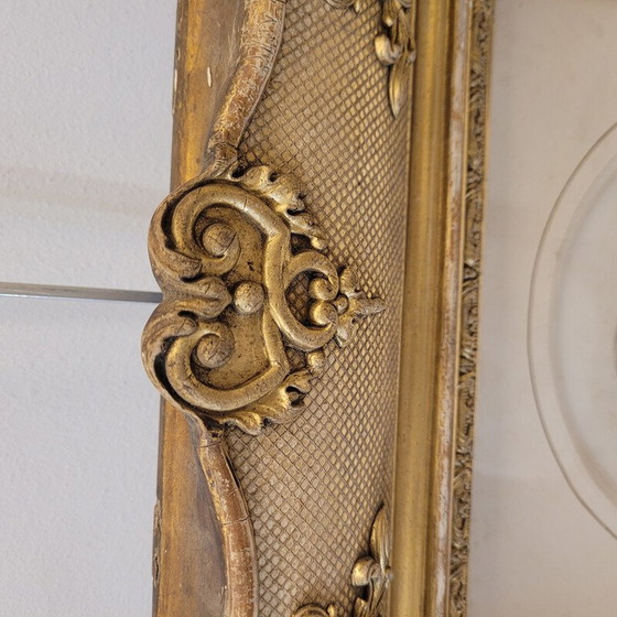 Image 1 of Noble vintage portrait with carved frame, France