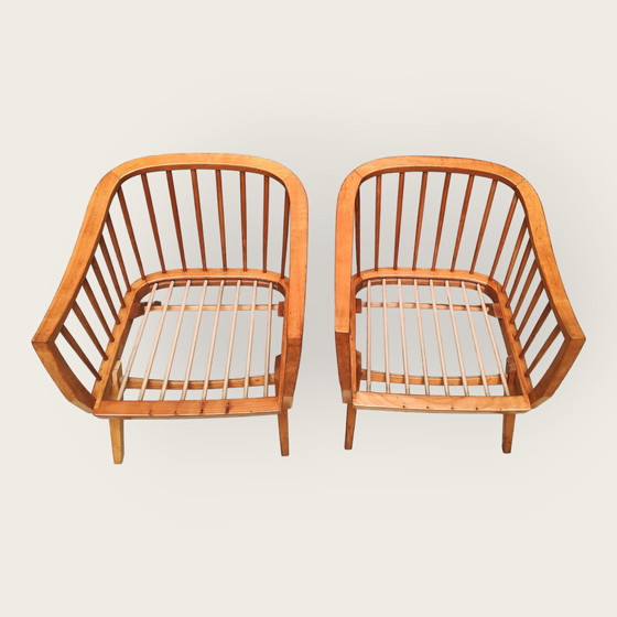 Image 1 of 2x Mid Century armchairs