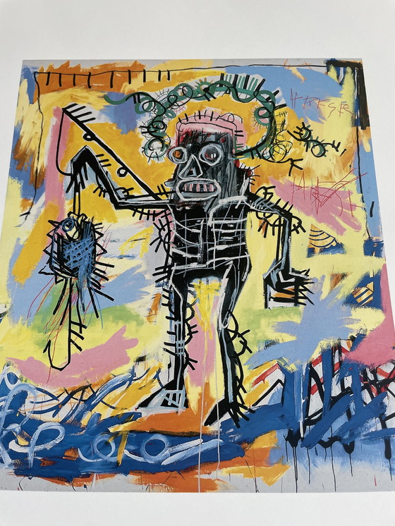 Image 1 of Jean Michel-Basquiat  (1960-1988), Untitled (Fishing),1981,Copyright Estate Of Jean-Michel Basquiat, Licensed By Artestar N