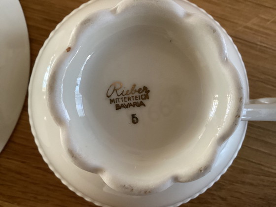 Image 1 of Tazza da tè vintage Rieber Mitterteich Bavaria