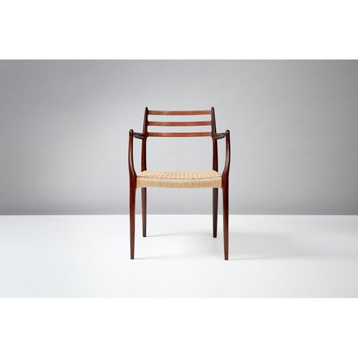 Vintage armchair in rosewood model 62 by Niels Moller