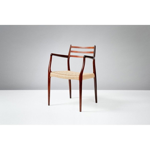 Vintage armchair in rosewood model 62 by Niels Moller