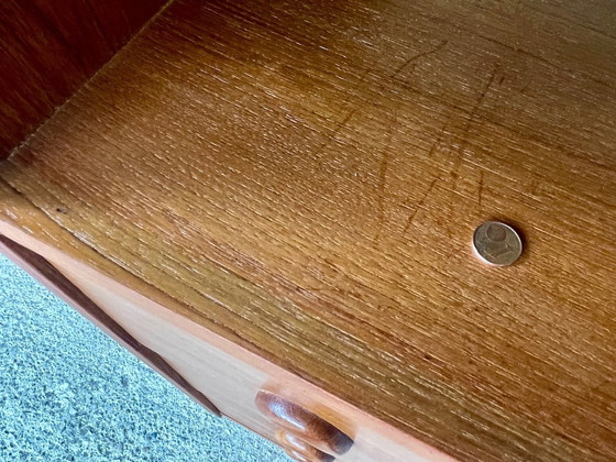 Image 1 of Vintage, Teak Bookcase With Drawers, Scandinavian Style 1960S