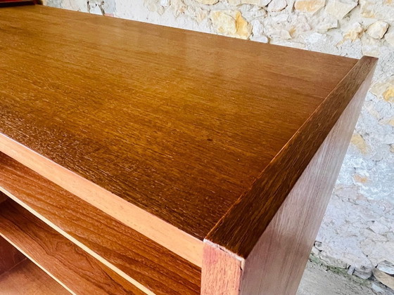 Image 1 of Vintage, Teak Bookcase With Drawers, Scandinavian Style 1960S