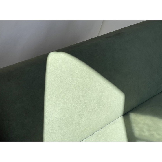 Image 1 of Divano vintage a 3 posti in legno e tessuto, Danimarca 1960