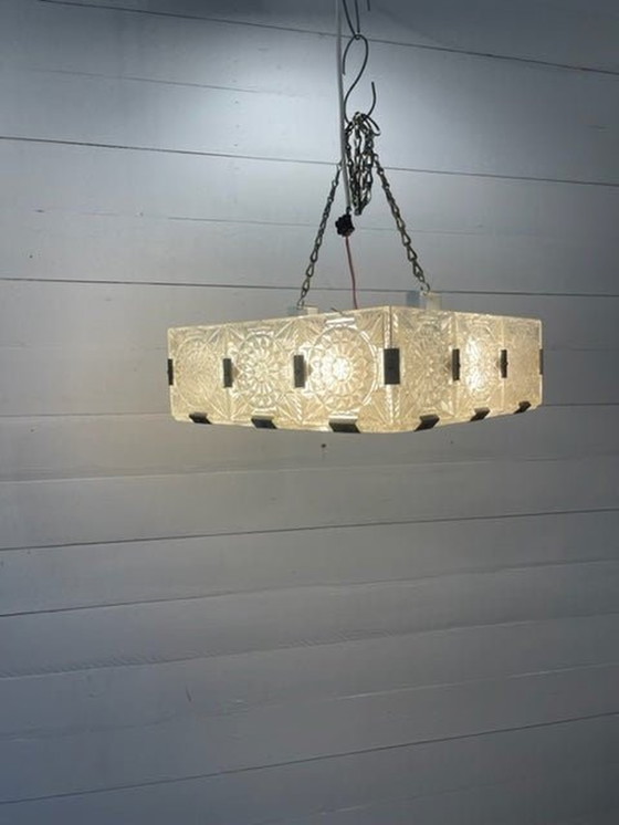 Image 1 of Vintage pendant lamp by Kamenicky ?enov for EFC