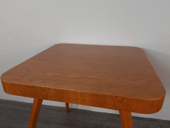 Image 1 of Mesa Spider de roble de Jindrich Halabala, Checoslovaquia, década de 1940 