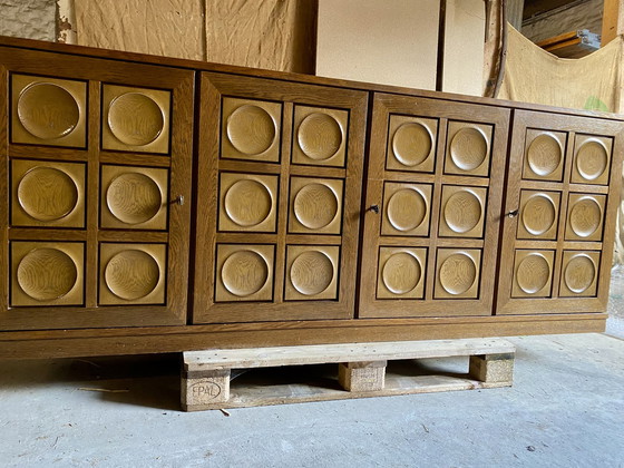 Image 1 of Brutalist sideboard presumably Bartels solid oak