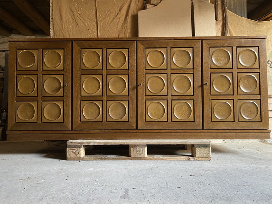 Image 1 of Brutalist sideboard presumably Bartels solid oak