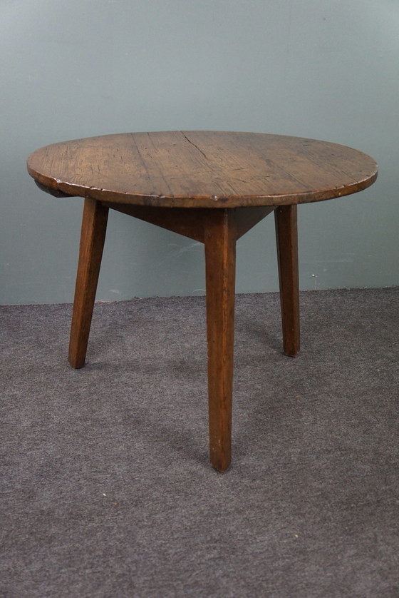 Image 1 of English pinewood Cricket table, country chic