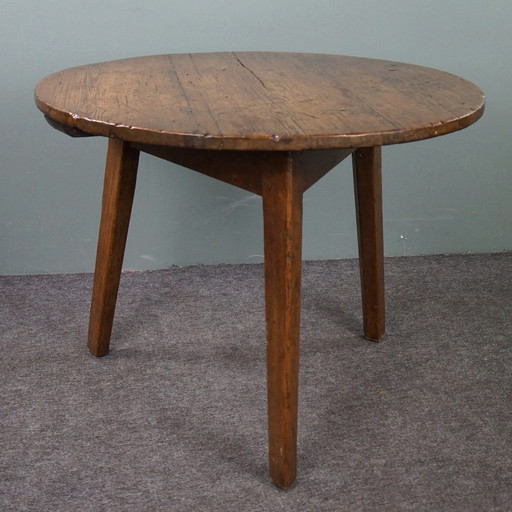 English pinewood Cricket table, country chic