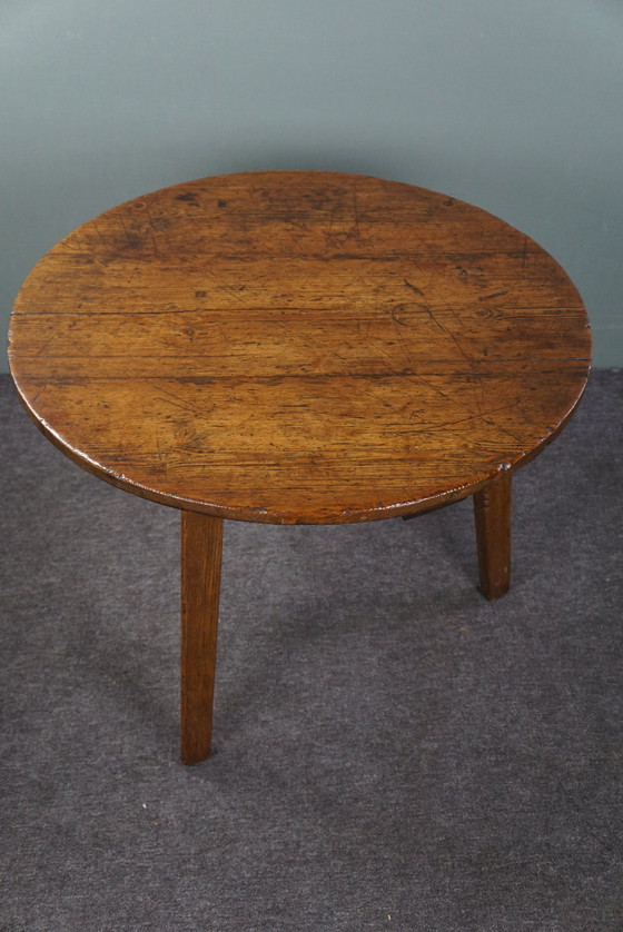 Image 1 of English pinewood Cricket table, country chic