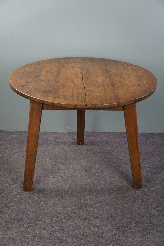 Image 1 of English pinewood Cricket table, country chic