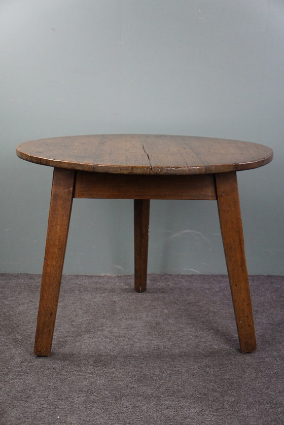 Image 1 of English pinewood Cricket table, country chic