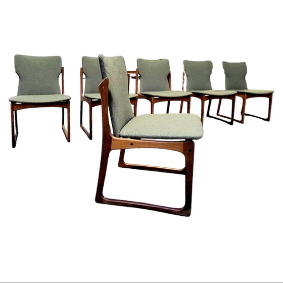 Image 1 of Set of 6 teak chairs