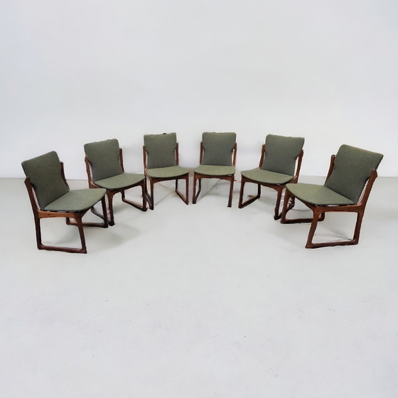 Image 1 of Set of 6 teak chairs