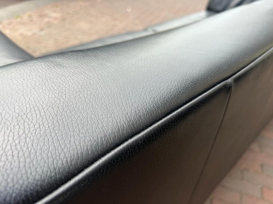 Image 1 of Rolf benz linea 2.5 seater black leather