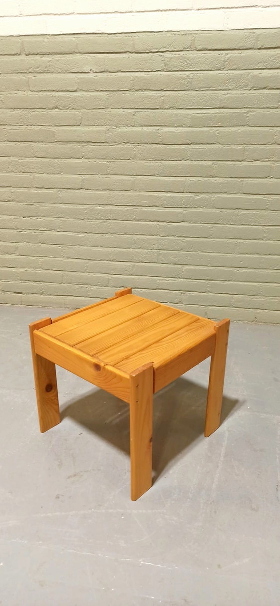 Image 1 of Vintage pine side table