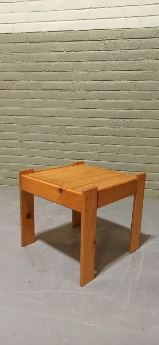 Vintage pine side table