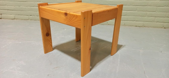 Image 1 of Vintage pine side table