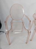 Set di 3 sedie Kartell Louis Ghost di Philip Starck 