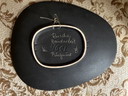 Placa de pared de los años 70
