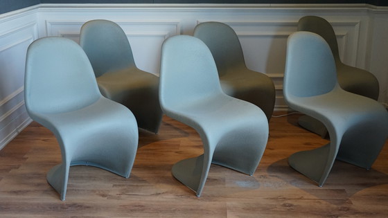 Image 1 of 6x Verner Panton chairs